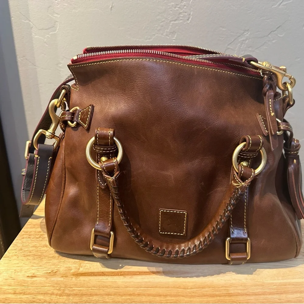 Dooney & Burke. Brown Leather Bag